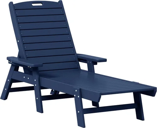 Miniatura 3 de WestinTrends Malibu Poly - Tumbona reclinable azul marino