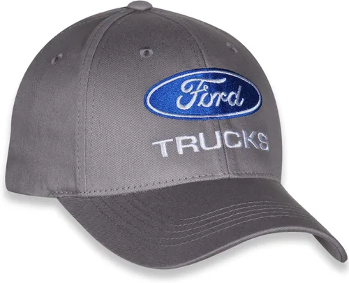 Miniatura 3 de Gorra de béisbol de sarga de algodón con licencia oficial de Ford Trucks, color gris claroNimbus Cloud con cierre ajustable, Gris