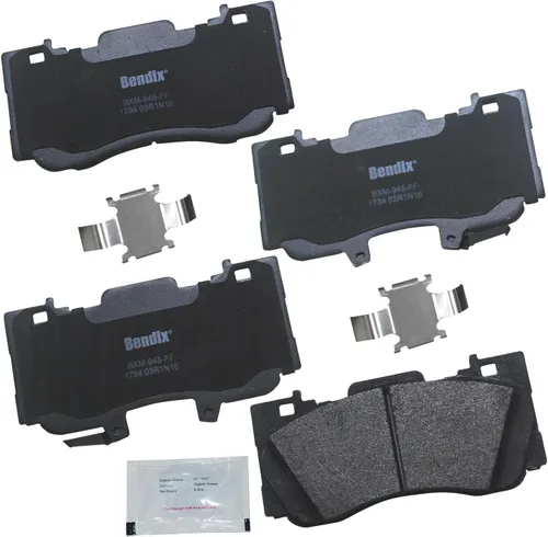 Miniatura 280 de Pastillas de freno delanteras cerámicas Bendix Priority1 CFC2302 para Hyundai Elantra 2021, Sonata 2022-2020, Kia K5 2023-2021