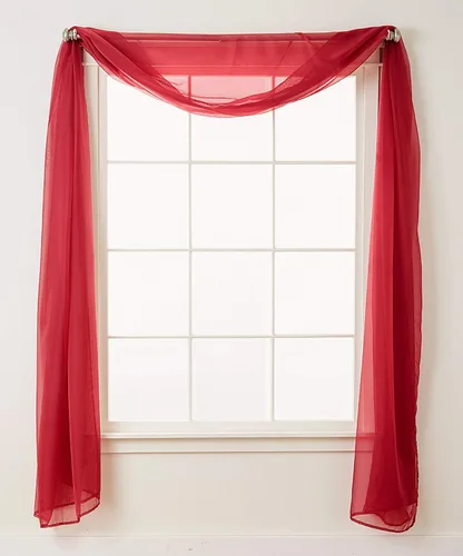 Miniatura 20 de Elegant Comfort - Cortinas transparentes de lujo con bolsillo para barra para cocina, dormitorio y sala de estar, Microfibra, Beige