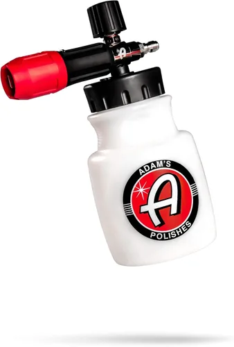 Adam's Polishes Cañón de Espuma Premium - Pulverizador de Jabón para Lavado de Autos | Bote Pulverizador para Lavadora a Presión con Desconexión