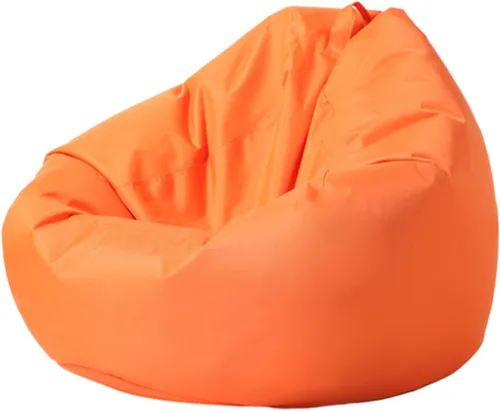 Miniatura 8 de Morbuy Puf para niños y adultos (sin relleno), funda suave y perezosa para sofá cama, lavable, almacenamiento de gran tamaño para interiores y Marrón