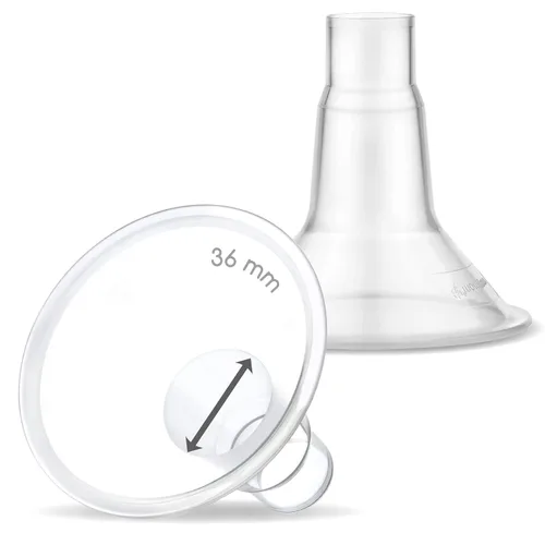 Miniatura 18 de Maymom MyFit - Protector de pecho grande con diseño de dos piezas de 1.102 in para extractores de leche Medela; ideal para brasier manos libres;