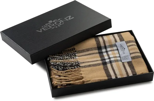 Miniatura 16 de Veronz - Bufanda clásica de invierno muy suave de aspecto lujoso y sensación de cachemira con caja de regalo