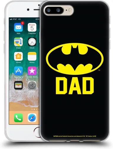 Miniatura 263 de Head Case Designs Funda de gel con licencia oficial de Batman DC Comics Bat Signal Logos [protección de grado militar] compatible con Apple iPhone 7