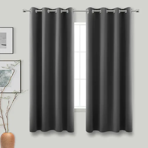 Miniatura 122 de Cortinas opacas de 72 pulgadas extra anchas para dormitorio, puerta corrediza de vidrio y patio, 2 paneles con ojales para oscurecer ventana grande