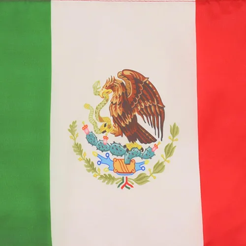 Miniatura 3 de Bandera de México AZ FLAG, 45.7 x 30.5 cm, con cordones - Pequeñas banderas mexicanas de 30 x 45 cm - Bandera de 45.7 x 30.5 cm
