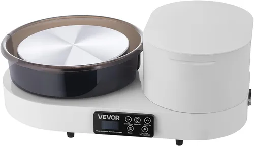 Miniatura 9 de VEVOR Rueda de cerámica de 350 W, máquina formadora de cerámica de 11.0 in, rueda de cerámica eléctrica con pedal de palanca de pies ajustables