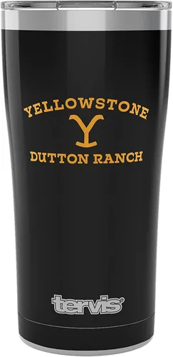Miniatura 10 de Tervis Traveler Yellowstone Dutton Ranch - Vaso aislado de triple pared para viaje mantiene las bebidas frías y calientes, 20 onzas, acero inoxidable