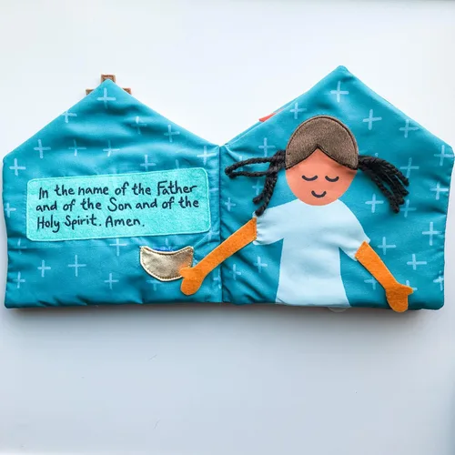 Miniatura 3 de Libro silencioso de misa católica para niños pequeños y preescolares - Aprende sobre la liturgia y mantente comprometido durante la misa - Libro