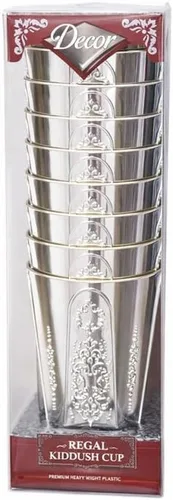 Miniatura 4 de Regal Kidush - Taza cuadrada de calidad premium, ideal para Pascua y todas las fiestas judías, vasos desechables de plástico, 50 unidades (5.5 onzas)