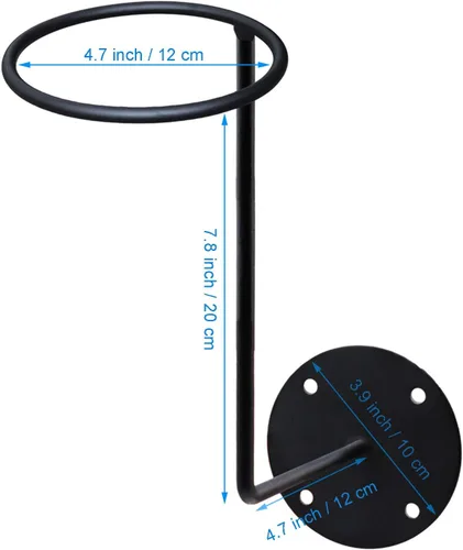 Miniatura 2 de HAINANSTRY Accesorios de motocicleta, soporte para casco, colgador de casco, gancho montado en la pared para abrigos, sombreros, gorras - actualizado