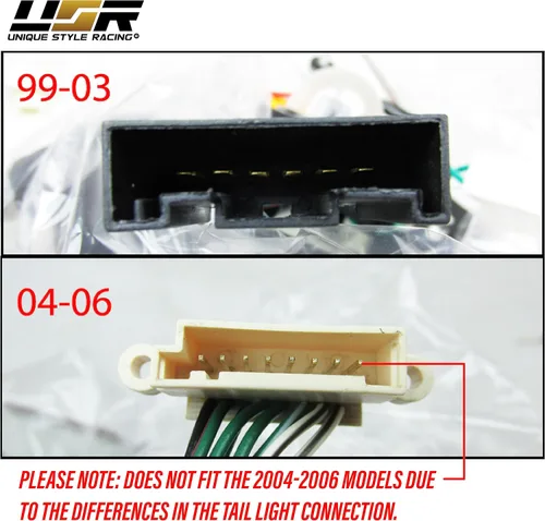 Miniatura 3 de 00-03 E46 2D Luces Traseras - Actualización LED Ahumado de Estilo Europeo Juego de Lámparas Traseras (Izquierda + Derecha, Interior + Exterior)