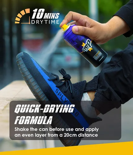 Miniatura 3 de Crep Protect Spray protector de zapatos – Impermeable contra la lluvia y las manchas, nanoprotección para tenis, cuero, nobuck, gamuza y lona