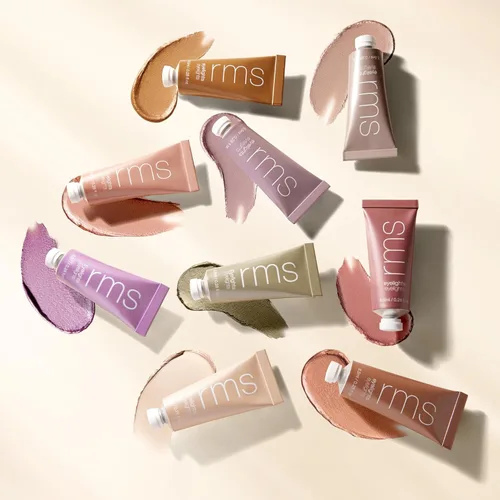 Miniatura 8 de RMS Beauty Eyelights Crema de Sombra de Ojos, Sombra de Ojos en Crema Hidratante de Larga Duración para un Color Natural Luminoso y Ajustable, Aurora