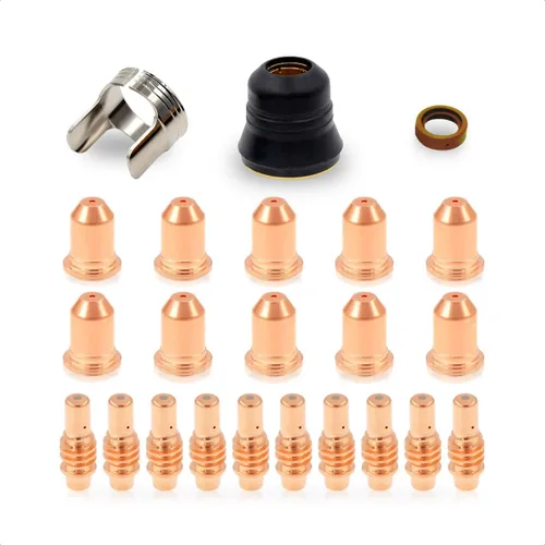Miniatura 5 de Electrodo 59182 Boquilla 59164 Puntas 65A Fit TI-PC65 Antorcha IPT-65 58895 Harbor Freight Titanium 65A Cutter 10PK