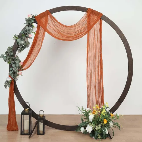 Miniatura 78 de Efavormart - Camino de mesa de gasa verde salvia de 10 pies, tela de gasa de 120 pulgadas para bodas de jardín botánico, eventos de primavera