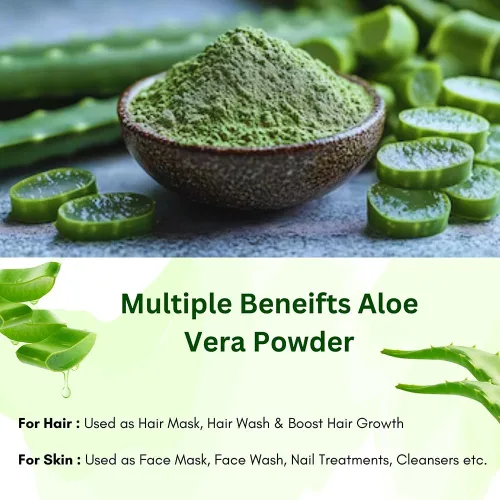 Miniatura 6 de Aloe Vera en polvo orgánico – 227 g (8 oz) Aloe Vera en polvo para cabello y cara Aloe Barbadensis AloeVera, cuidado natural del cabello