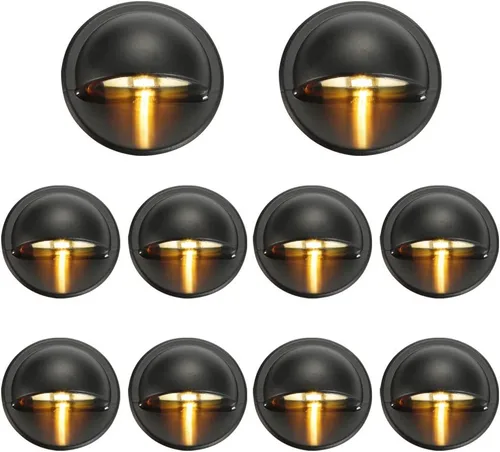 Miniatura 13 de FVTLED kit de luces LED de cubierta de bajo voltaje Φ1.38 para exteriores, lámpara de decoración de jardín, acero inoxidable, diseño empotrado