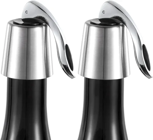 Miniatura 11 de Juego de tapones de silicona para botellas de vino, divertidos tapones de vino, a prueba de derrames y herméticos, regalos únicos para mujeres