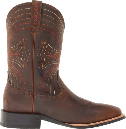 Miniatura 7 de Ariat Botas vaqueras deportivas con punta cuadrada ancha para hombre multicolorfantasía Muddy River Suede 7
