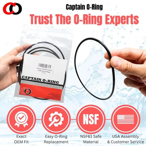 Miniatura 7 de Captain O-Ring - Juntas tóricas de repuesto 151122 compatibles con filtros de agua Pentair Pentek Big Blue Tamaño OEM ORing Buna-N (paquete de 3)
