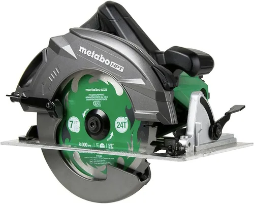 Metabo HPT Kit de sierra circular | RIPMAX | Hoja de 7 1/4 pulgadas | 6,800 RPM | Función de soplador de polvo | Garantía de 5 años | C7UR