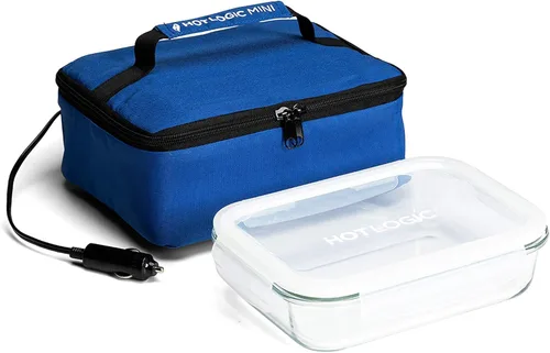Miniatura 13 de HOTLOGIC Mini lonchera térmica - Calentador eléctrico portátil de alimentos para hombres y mujeres - Ideal para el trabajo, la oficina y la Rojo