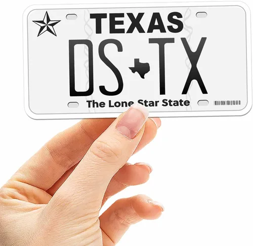 Miniatura 48 de Calcomanía para placa de matrícula de Texas, elige entre más de 50 ciudades de TX, calcomanía para parachoques de Texas para automóvil, calcomanías