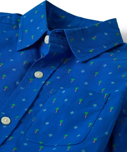 Miniatura 7 de The Children's Place - Camisa de manga corta con botones para niños grandes