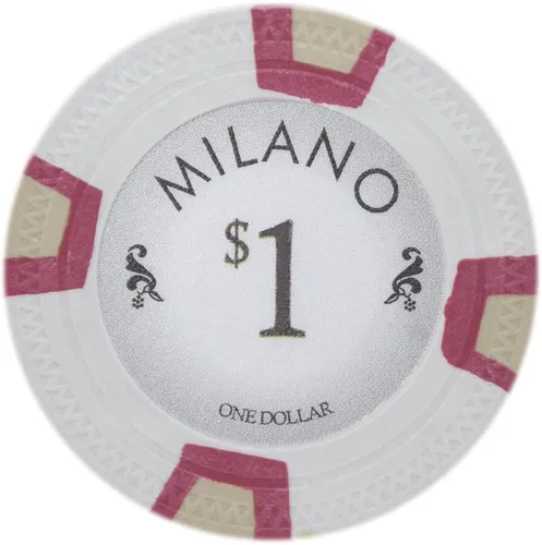 Miniatura 8 de Claysmith Gaming Milano Casino - Fichas de póquer de arcilla de grado 0.35 oz, paquete de 50 Azul ($50 Light Blue)