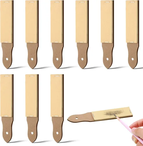 Sacapuntas de papel de lija, sacapuntas de papel de lija para artistas, puntero de lápiz de carbón para adultos, adolescentes, palitos pastel,