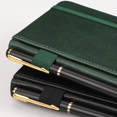 Miniatura 5 de RETTACY Cuaderno de bolsillo, paquete de 2, 160 páginas rayadas numeradas por paquete, tamaño pequeño A6 (3.5 x 5.5 pulgadas), para trabajo, diario