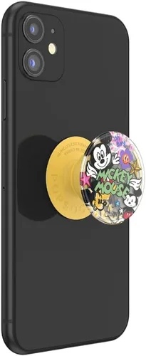 Miniatura 2 de PopSockets - Agarre para teléfono con soporte expandible, agarre adhesivo, Disney - Mickey Mouse Doodle Mickey Doodle