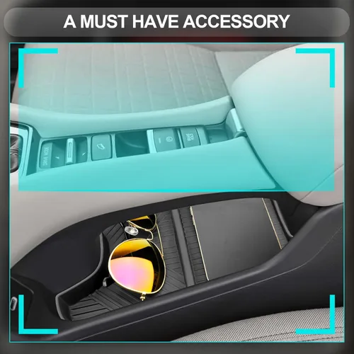 Miniatura 6 de CDEFG Bandeja organizadora de consola central HR-V 2023 2024 2025 2026 para Honda HR-V 2023-2026, bandeja de consola inferior, caja