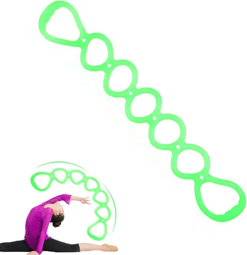 Miniatura 12 de Banda de ejercicio de resistencia elástica de 7 anillos, bandas de entrenamiento de BetterJonny para yoga, ejercicios de pies, piernas y brazos