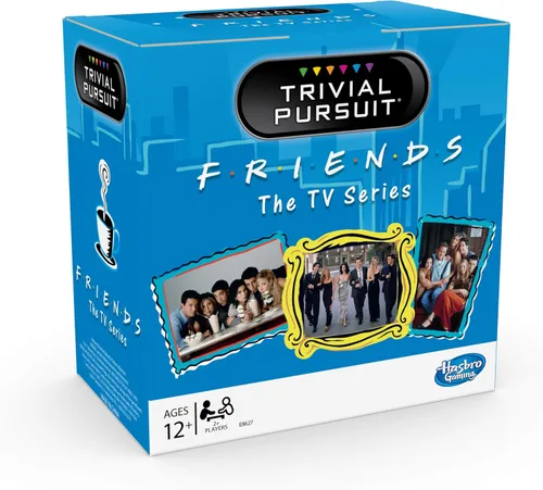 Miniatura 4 de Hasbro Gaming Trivial Pursuit: Friends The TV Series Edition Juego de fiesta; 600 preguntas de trivia para preadolescentes y adolescentes de 12 años