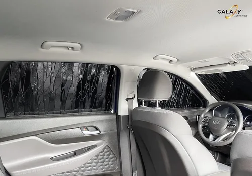 Miniatura 9 de GalaxyAutoShield - Parasol reflectante de ajuste personalizado para Hyundai Santa Fe SUV 2019, 2020, 2021, 2022, 2023, Hyundai Santa Fe, accesorios