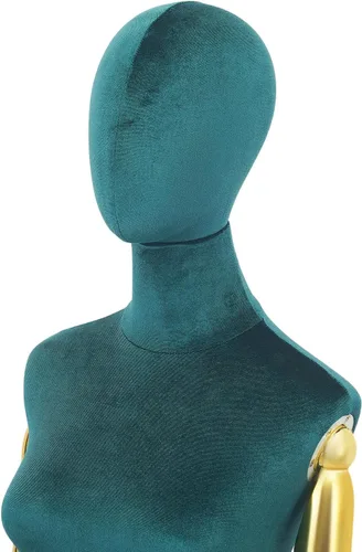 Miniatura 4 de Forma de vestido de torso de maniquí femenino, 59.06 a 78.7 pulgadas de altura ajustable, modelo humanoide, soporte de maniquí con manos ajustables