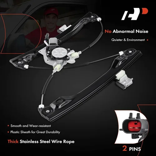 Miniatura 5 de A-Premium Elevalunas eléctrico delantero del lado del conductor con conjunto de motor apto para Chevy Cruze 2012-2016, Chevrolet Cruze Limited 2016