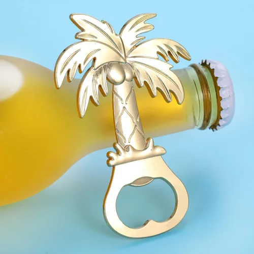 Miniatura 4 de 12 piezas de abrebotellas de árbol de coco, recuerdos de boda para invitados, baby shower, regalos de devolución, regalos de despedida de soltera