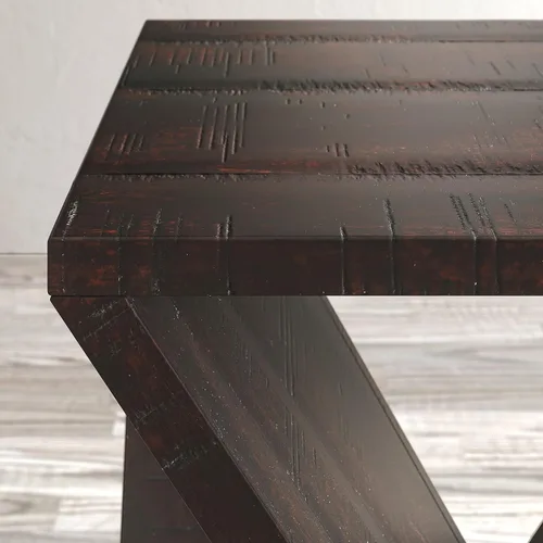 Miniatura 5 de Jofran Global Archive Jasper - Mesa de madera moderna, color espresso