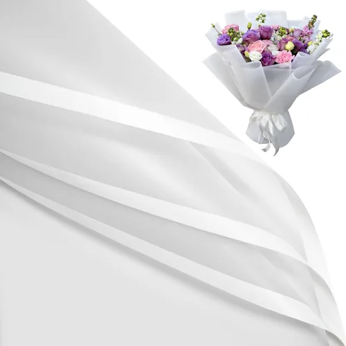 Miniatura 7 de Duyasurs 20 Hojas de Papel de Regalo Floral, Envoltura Impermeable para Ramos, 58x58CM, Papel de Embalaje para Floristería, Caja de Regalo DIY