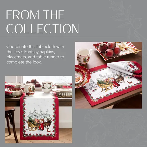 Miniatura 6 de Elrene Home Fashions Villeroy & Boch Elrene Home Fashions Juego de 4 manteles individuales de fantasía para el hogar, 13 x 19 pulgadas, multicolor