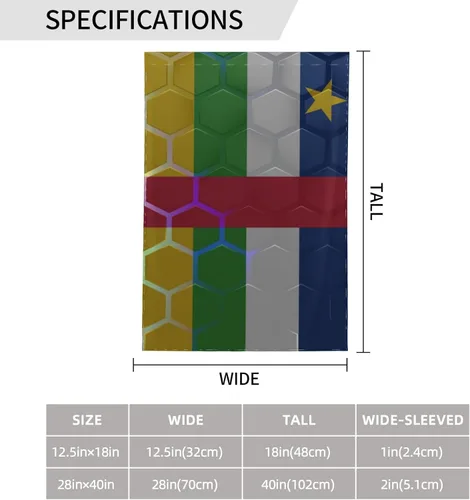Miniatura 7 de Flag Of The Central African Republic Garden Flag 28"x40" Inch Double Sided Garden Flags Home Lawn Outdoor Decor Flags Party Banner Welcome Flag