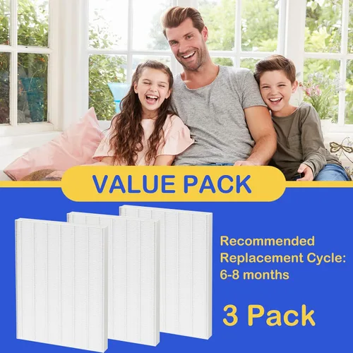 Miniatura 3 de Paquete de 3 filtros de repuesto D480 True HEPA D4 compatibles con purificador de aire Winix D480, número de artículo 1712-0100-00, filtro D4