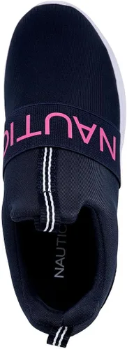 Miniatura 4 de NAUTICA Kids Girls Youth Athletic Fashion Sneakers - Slip-On Style for Little Kids and Big Kids