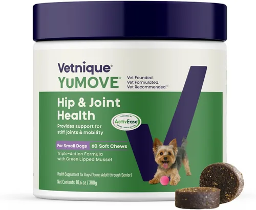 YuMOVE Suplemento para Cadera y Articulaciones para Perros - Con Glucosamina Condroitina, Mejillón de Labios Verdes, Ácido Hialurónico y Suplemento