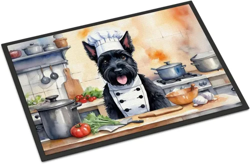 Miniatura 74 de Caroline's Treasures DAC6179MAT Affenpinscher - Tapete para puerta delantera, para interiores y exteriores, para entrada, antideslizante, lavable