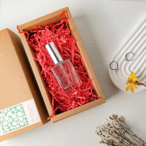 Miniatura 7 de TCAIRG - Relleno de papel triturado de corte arrugado (1/2 libra) para envolver regalos y relleno de cestas, papel triturado rojo para caja